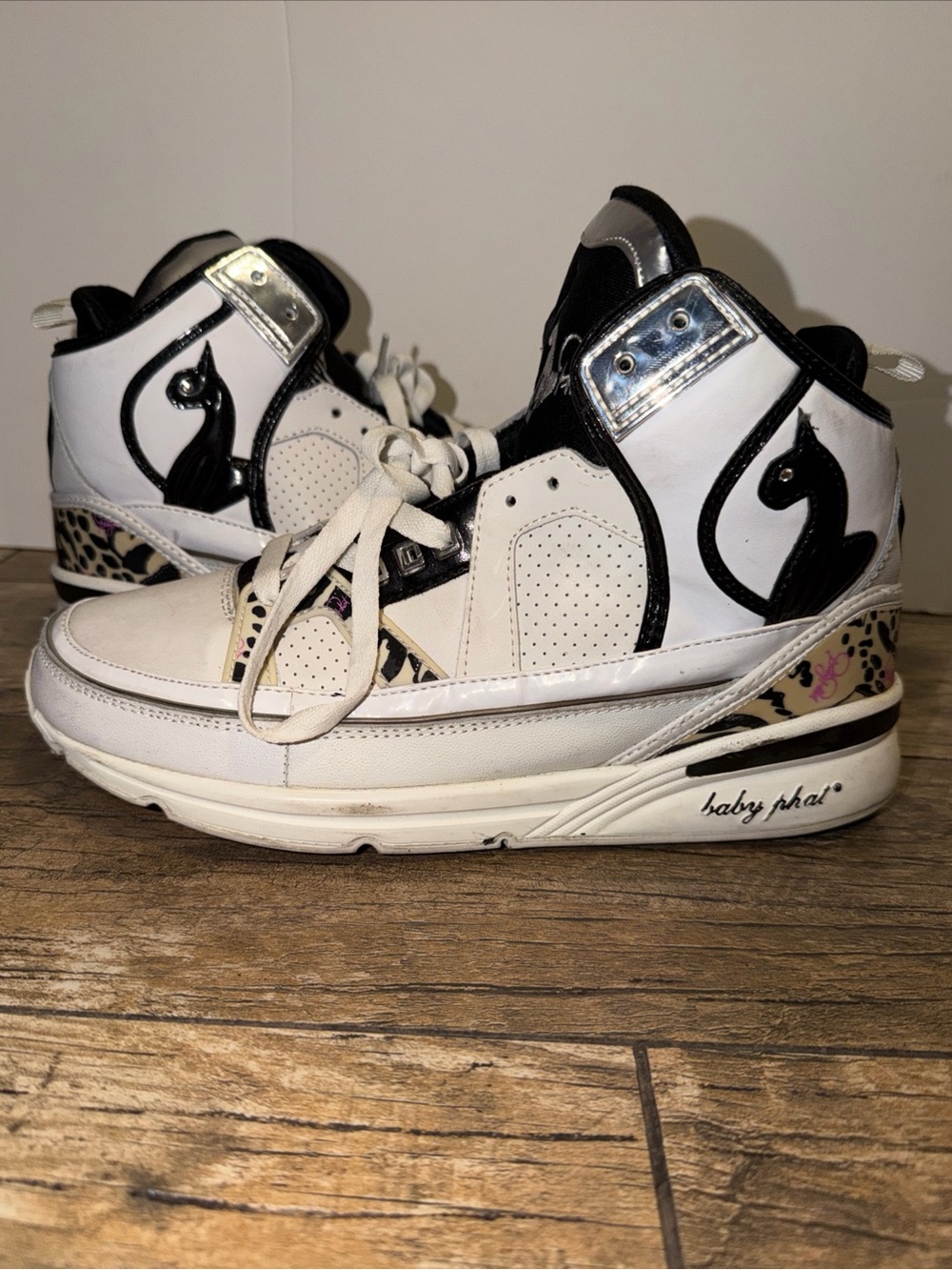 Y2K Women’s Baby Phat Sneakers Hi Tops Ba91074 Size 10